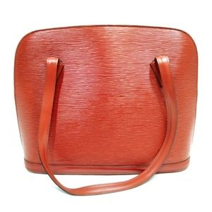 Louis Vuitton LV Lussac brown Epi leather Shoulder Handbag.